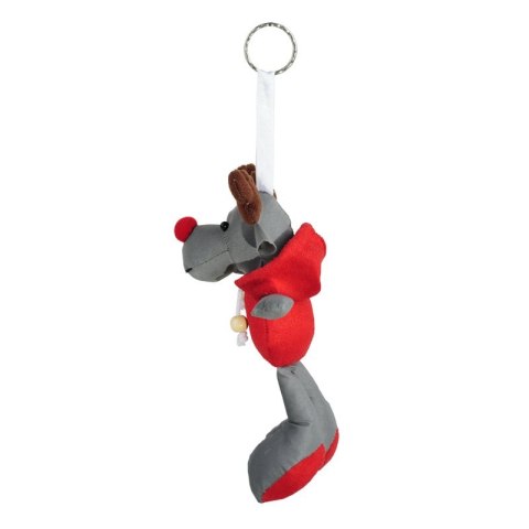 Brelok Reindeer, szary/czerwony