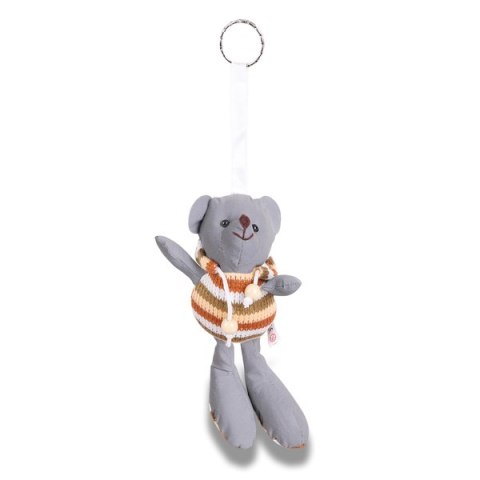 Brelok Teddy, szary