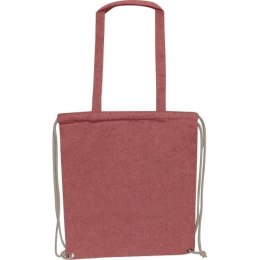 Torba bawełniana z długimi uszami z recyklingu 140 g/m2 ADDISON
