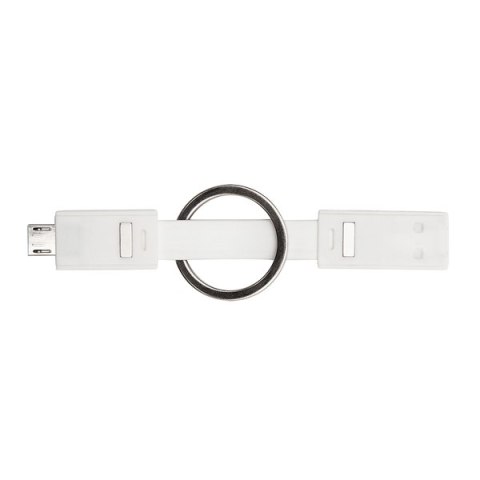 Brelok USB Hook Up, biały