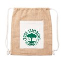 Plecak jutowy Eco-Pure, brązowy