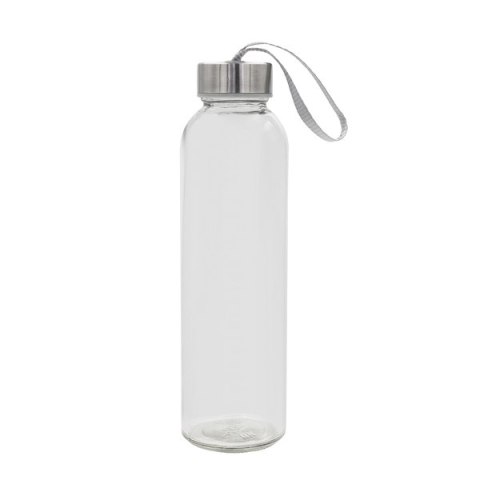 Butelka szklana Aqua Flow 500 ml, transparentny