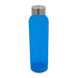 Kolorowa, szklana butelka Aqua Kuba 500 ml, niebieski