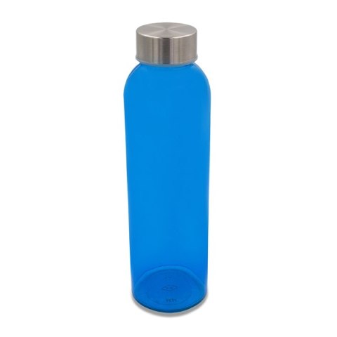 Kolorowa, szklana butelka Aqua Kuba 500 ml, niebieski