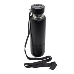 Wielofunkcyjna butelka próżniowa Multina 500 ml, czarny