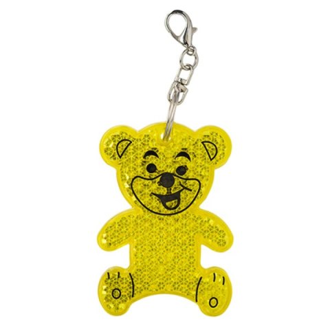 Brelok Teddy, żółty jasny