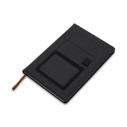 Notes z kieszonką na telefon Irun, czarny