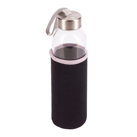 Szklana butelka Vim 500 ml, czarny