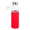 Szklana butelka Vim 500 ml, czerwony