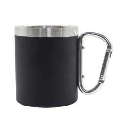 Kubek stalowy Magaro 300 ml, czarny