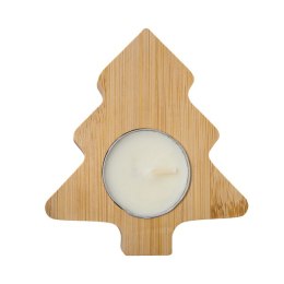 Świecznik ze świeczką tealight Comet, beżowy