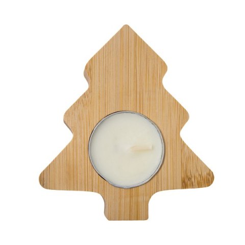Świecznik ze świeczką tealight Comet, beżowy