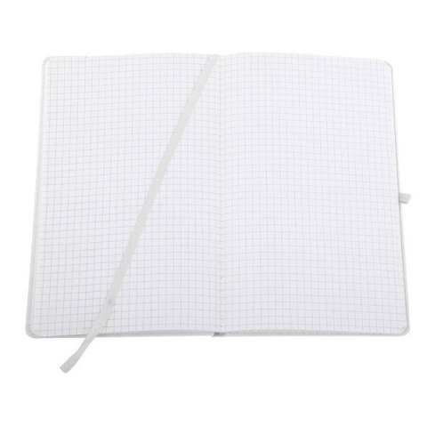 Notatnik 130x210/80k kratka Asturias, biały - druga jakość