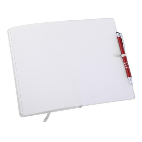 Notatnik 130x210/80k kratka Asturias, biały - druga jakość